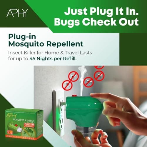 Xpel Mosquito, Bug & Insect Repellent Spray (2-Pack) + Plug-in Insect Killer with Refill | 45 Nights Protection | Indoor & Travel Use | Long-Lasting Defense for Home, Bedroom, Office & Hotel — view 2