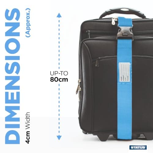 STATUS Blue Luggage Strap, 1 Unit — view 2