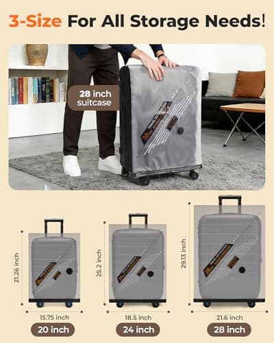BAGSMART Travel Vacuum Bags for Suitcase & Home, 15 Pack with Wireless Pump — view 6