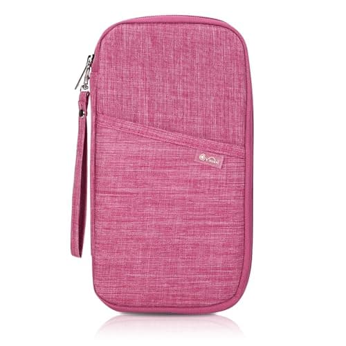 Vinsani Passport Holder Travel Wallet, RFID Blocking Document Organiser
