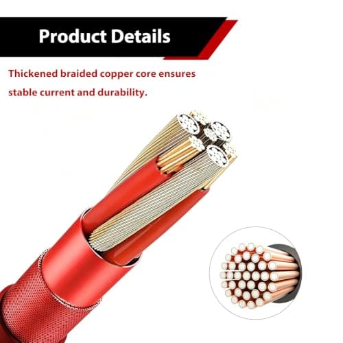 BREEZENEST Heavy Duty Jump Leads Booster Cables with Gloves & Carry Bag Professional Car Battery Jumper Cables for 12V Petrol & Diesel Cars SUVs Vans and Light Trucks 5M/2000AMP — view 3
