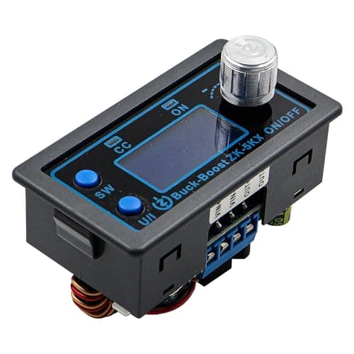 DollaTek DC Buck Boost Voltage Converter 0.6-36V Adjustable Voltage Power Supply Module Power Converter Digital LCD Display Solar Battery Charging 5KX — view 6