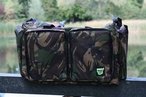 Carp On - Fishing Tackle Luggage 600D CAMO Carryall (52 x 30 x 33cm) - for Carrying All Your Fishing Equipment and Accessories - Use on The Riverside or Bank [27-2110C] — view 6