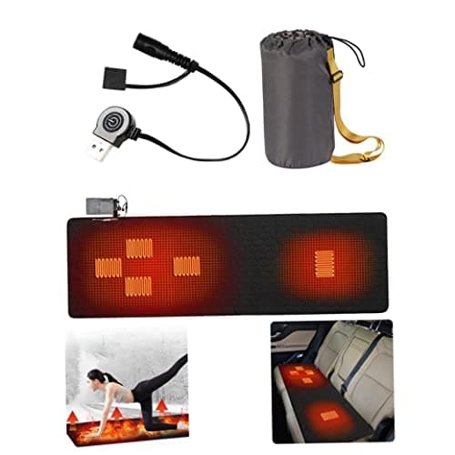 Veesper Heated Sleeping Bag Liner, 3 Heating Levels USB Rechargeable Heated Sleeping Bag Camping Sleeping Bag Liner Black — view 2