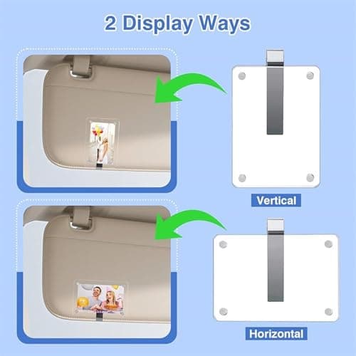 Car Photo Holder Magnetic Acrylic Slim — view 3