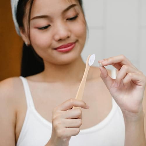 24pcs Bamboo Travel Toothbrushes Extra Soft Bristles for Adults Hotel — view 5