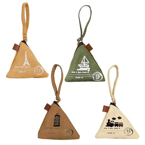 UMCHU 4 Pcs Mini Change Wallet Coin Pocket, for Home, the Office and Travel