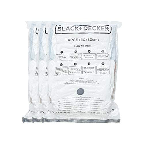 BLACK+DECKER Vacuum Storage Bags, White, Large, 63439 — view 6