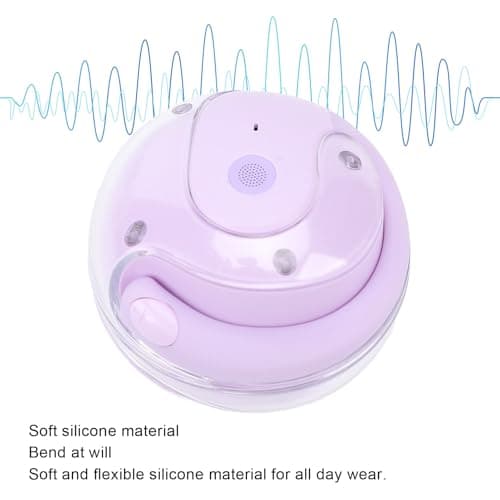 Earbud Translator in Real Time, Lingo Plugs Translator Earbuds, 144 Languages Online Translation 5.4 Wireless Over Ear Earbuds with APP for Travel Music and Calls (Purple) — view 6