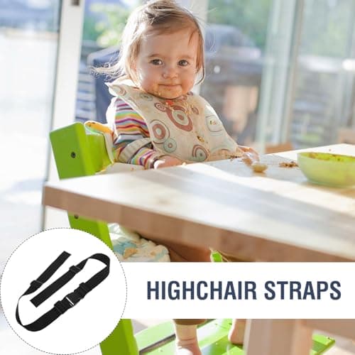 3pcs Replacement Safety Harness Straps for Stroller and Pushchair 1.2m — view 6