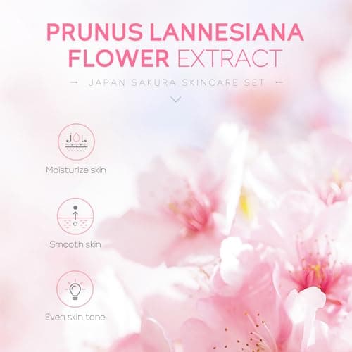 LAIKOU Sakura Skincare Set for All Skin Types 5PCS Travel-Friendly Sizes — view 2