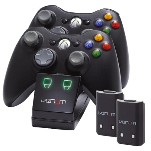 Venom Xbox 360 Charging Dock with 2 x Rechargeable Battery Packs (Xbox 360)