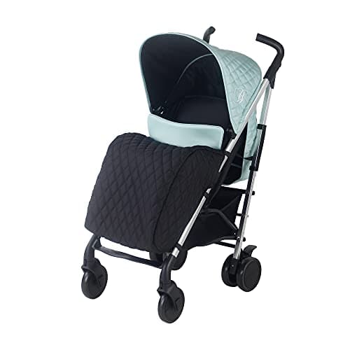 My Babiie MB51 Billie Faiers Quilted Aqua Lightweight Stroller, Sturdy & Protective, Lightweight Frame, Comfort, Suitable from Birth to MAX 22kg, w/Cup Holder, Rain Cover and Footmuff — view 4