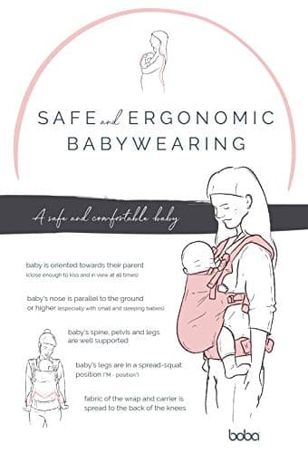 Boba X Ergonomic Baby Carrier Newborn to Toddler, Organic Atlantic — view 6