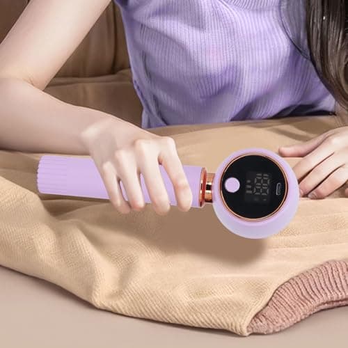 Fabric Shaver, USB Rechargeable 6 Blade LED Lint Remover for Sweater — view 2