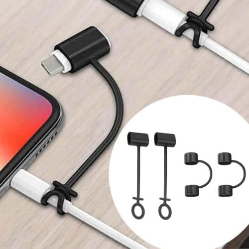 Holder for Cable and Charger, 4 Pieces Fastener Strap for Adapters — view 6