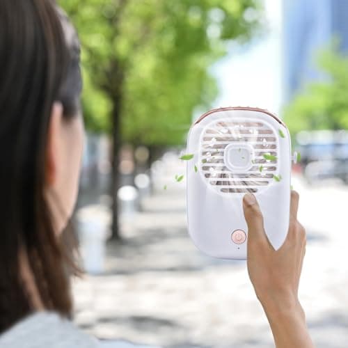 Neck Fan Rechargeable 3-Speed Quiet Handheld — view 2