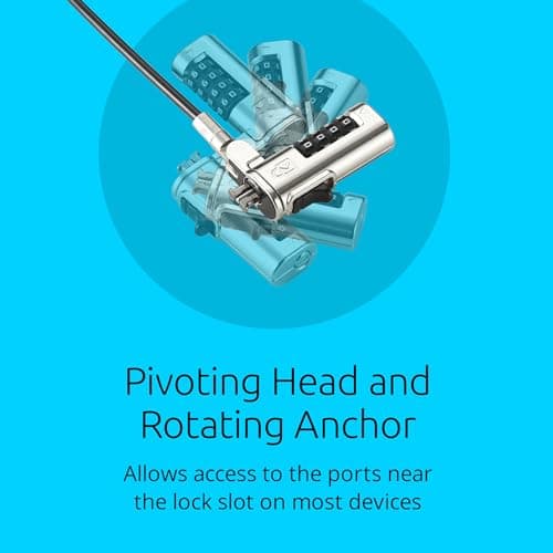 Kensington Combination Laptop Lock for Standard Security Slot, Resettable (K60213WW) — view 6