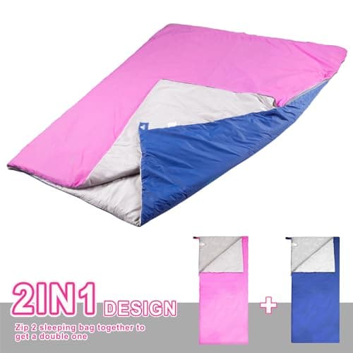 Agemore Ultra-light Compact Envelope Sleeping Bag for Camping — view 3