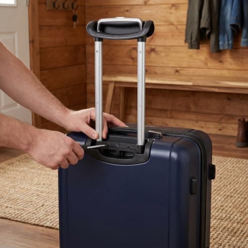 2pcs Aluminum Alloy Telescopic Suitcase Pull out Rod Replacement — view 4