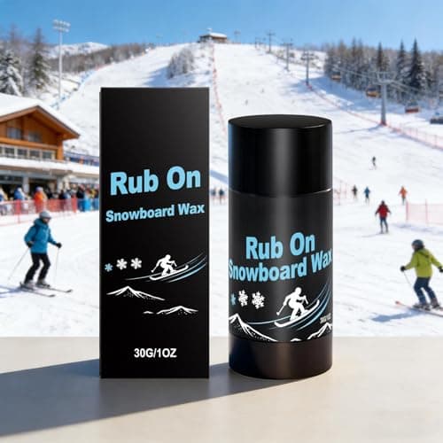 Rub on Ski Wax 30g Waxing Accessories with Cork Applicator — view 2
