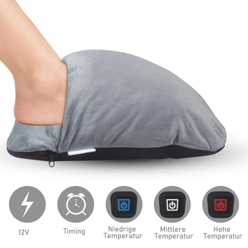 Foot Warmer,Electric Feet Warmer Fast Heating,3 Temperature Settings — view 2
