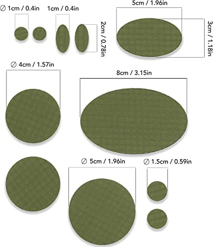 aZengear Self-Adhesive Repair Patches (30+ Colours) for Down Jackets, Puffer Coats, Tents, Upholstery - Waterproof, Tear-Cold-Heat-Resistant Nylon Polyester Fabric (11 Pcs, Olive) — view 3