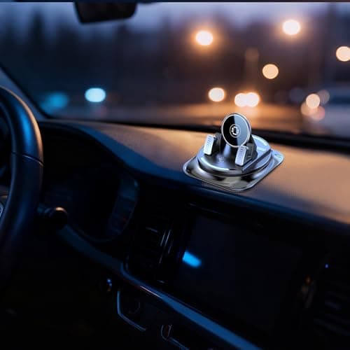 360° Dashboard Car Phone Holder with Quick Release, Strong Suction Cup and Universal Fit, Compatible with All Phones, Windshield Adhesive Mount — view 3