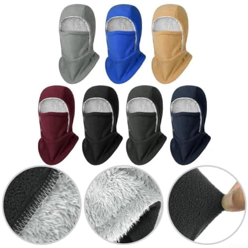 Fleece Balaclava Ski Mask Windproof Warm Winter Hat — view 4