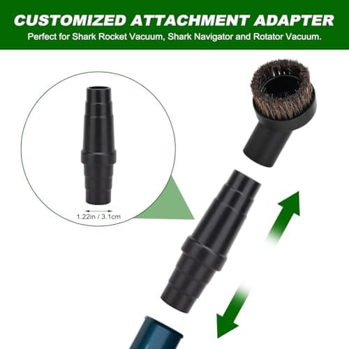 7Pack Vacuum Cleaner Attachment Set Compatible with Henry Hoover Attachments Head - Includes Crevice, Upholstery, 2 in1 Tool, Brush,Universal Vacuum Adapter for 31.5mm-45mm Dust Extraction Hose — view 5