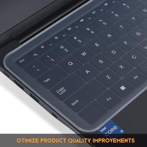 Universal Silicone Keyboard Cover for 13" 13.3" 14" Laptop Notebook, Anti Dust Waterproof Clear Keyboard Protector Skin(Size: 12.28" x 5.08") — view 6