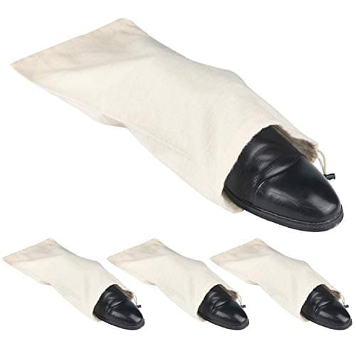 Travel Shoe Storage Bags Cotton with Drawstring for Men and Women