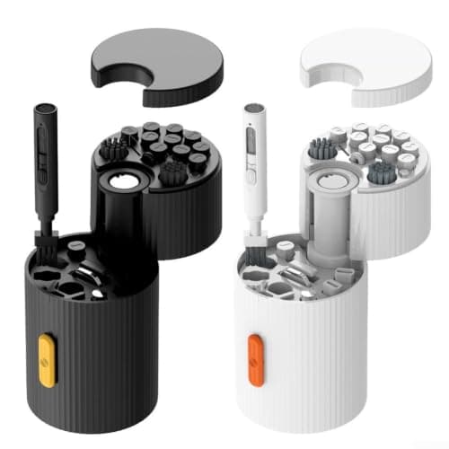 Multifunctional Electronics Cleaner Kit 13cm ABS Tool(White) — view 3