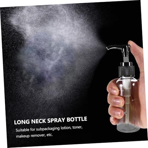 6 Pack 100ml Plastic Pump Bottles for Lotion and Skincare — view 5
