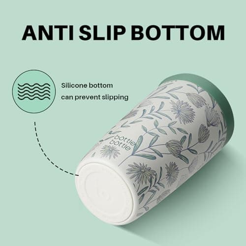 BOTTLE BOTTLE Travel Mug (Flourishing Flowers, 350, Milliliters) — view 4