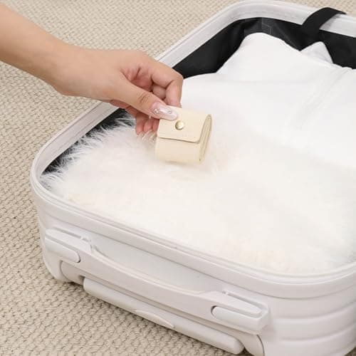 Nlsqw 3 PCS Travel Jewellery Pouch, Mini Travel Jewellery Bag, Foldable Portable Jewe-llery Pouch with Buckle, Traveling Essentials for Rings, Earrings, Necklaces — view 4