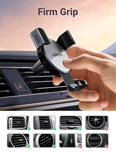UGREEN Car Phone Holder Air Vent, Gravity Phone Mount for Cars Cradle — view 5