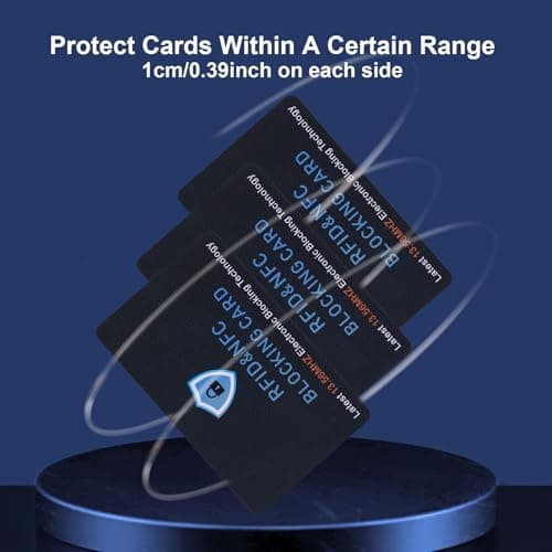 Honosen RFID Blocking Card 6 Pack, Credit Card Protector — view 5