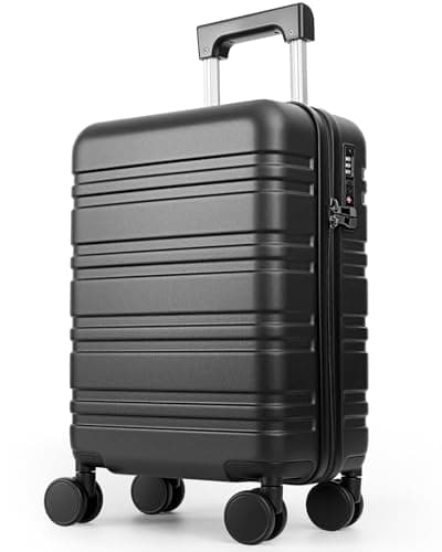 MyeMdan 16 Inch 43x33x20 Carry On Suitcase(Without Wheels), Black