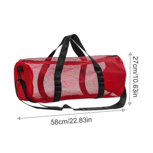 Mesh Dive Bag, Large Mesh Duffle Bag for Dive or Snorkel Equipment, Mesh Gym Bag Mesh Duffle Bag Snorkel Bag, Diving Snorkel Gear Bags, Perfect for Travel Swim Gym — view 6