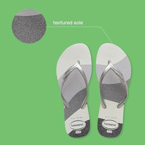 Havaianas Fantasia Gloss Women FlipFlop White/Silver 4.5/5 UK — view 3