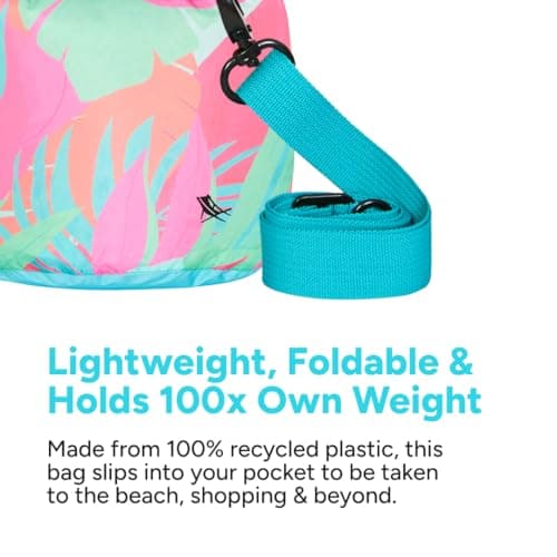 Dock & Bay Small Waterproof Dry Bag - 5L, IP66 Waterproof Bag, Lightweight - Hot Tropics — view 3