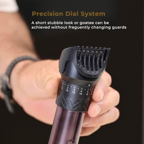 Beard Trimmers for Men, 5 in 1 Men's Grooming Kit with USB-C Charging Dock — view 4
