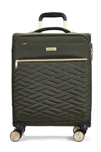 Rock Sloane Small 31L Soft Shell Cabin Suitcase - Khaki — view 2