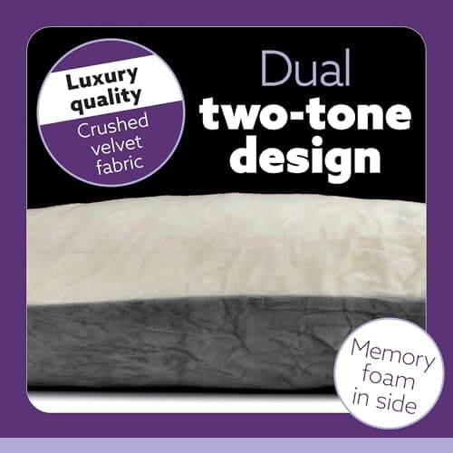 Aamira U Shaped Pregnancy Pillow, Memory Foam, Cream & Dark Grey — view 5