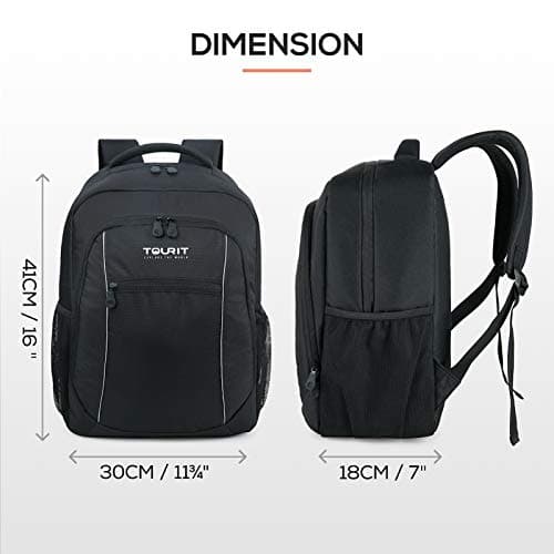 TOURIT Insulated Cooler Backpack - Lightweight, Leak-Proof Bag for Men Women, Work, Picnics, Hiking, Camping, Beach, Park Day Trips - 25 Cans — view 4