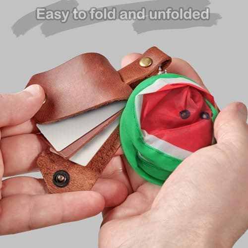 Desenda 3 PCS Round Foldable Hand Fans, Fruit Style Handheld Folding Fan Portable Cooling Fans for Summer Events, Outdoor Travel, Festival Party Decorations, Game Favors — view 4