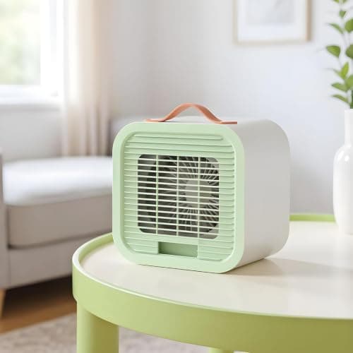 Rechargeable Portable Air Cooler, 3 Speeds, Ice Box, for Car & Home — view 3