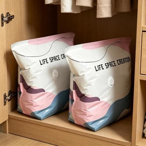 2 Pcs No Pump 3d Vacuum Storage Life Space Creator- 2026 New Cube Compression Space Saver Bags,Comforters – Reusable Heavy-Duty Storage Organizer — view 3
