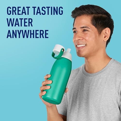 Brita Stainless Steel Insulated Water Bottle with Filter, 32 oz — view 2